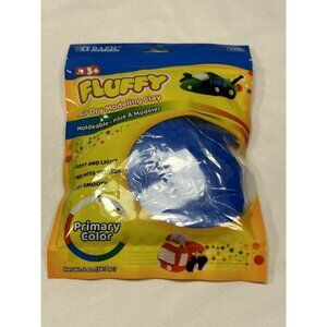 fluffy air dry modeling clay for kids 2 OZ BLUE